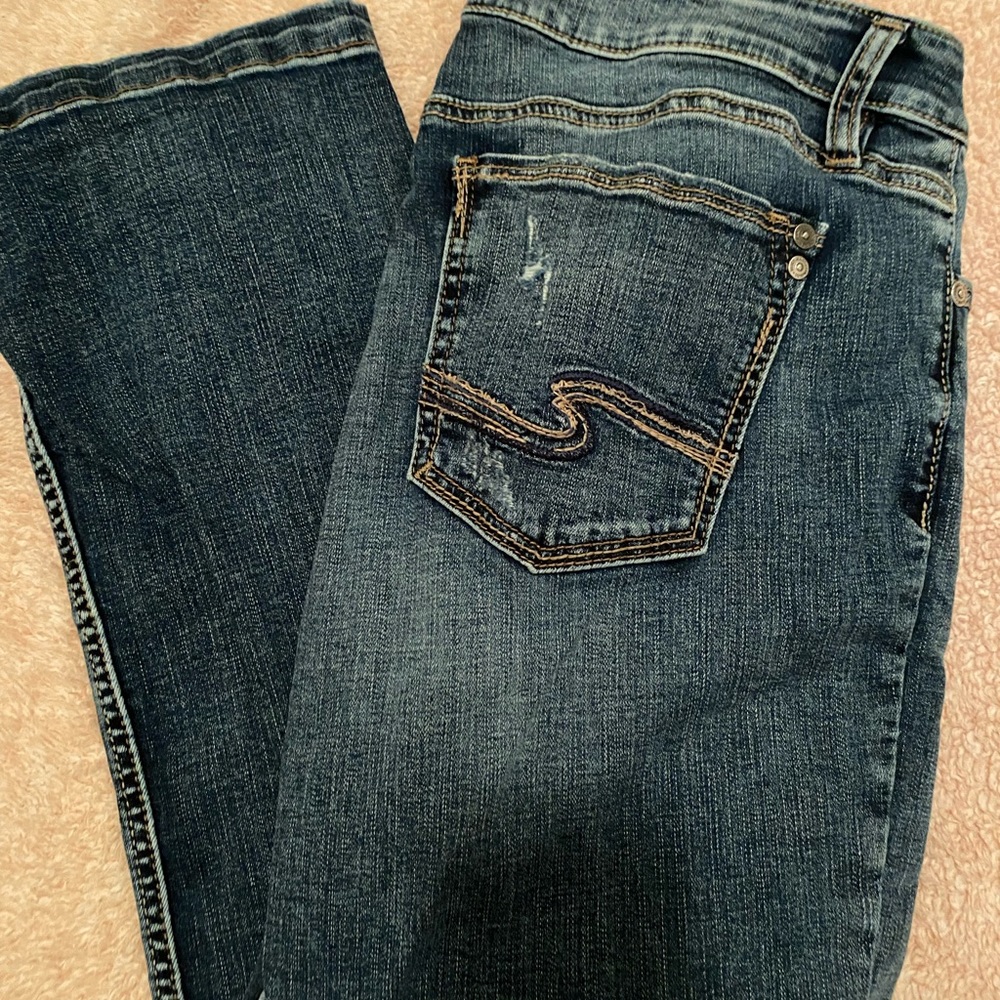 Silver jeans elyse slim boot. W30x33L